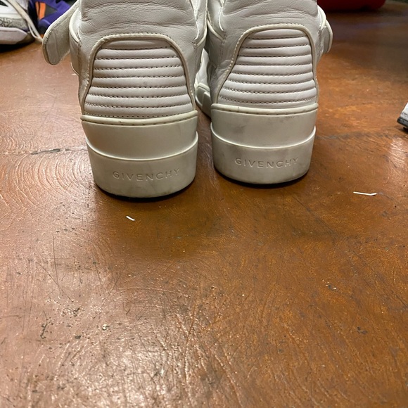 Givenchy white leather tyson high top - Picture 6 of 7